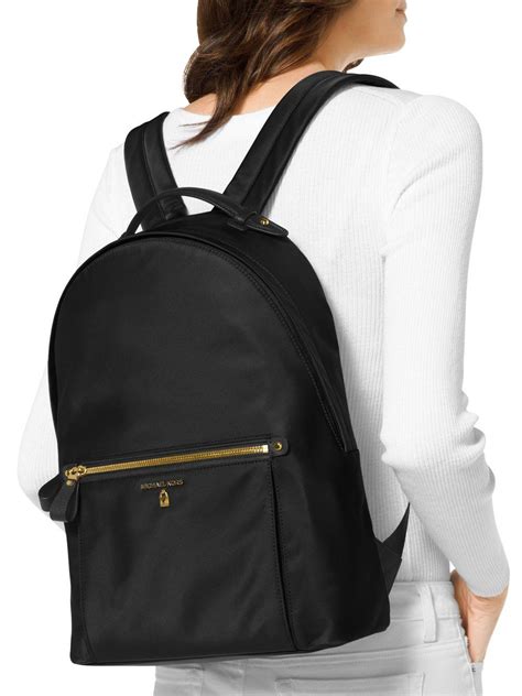 Michael Kors Kelsey Nylon Backpack in Black 